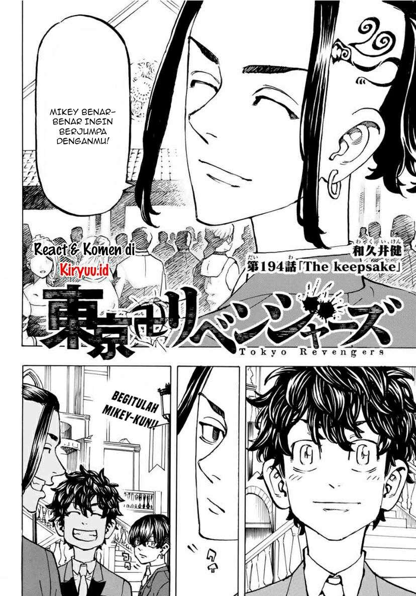 Tokyo卍Revengers Chapter 194 Gambar 3
